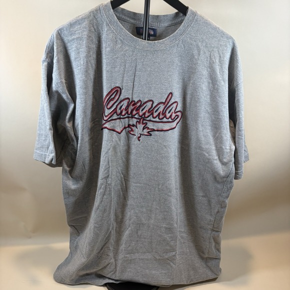 IAS Embroidered Canada Graphic T‎ Shirt Men's XL - Picture 1 of 4